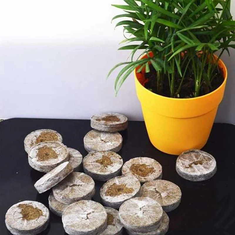 100Pcs Professional Peat Pellets Plant Starting Soil Block Jiffy Seedling Plugs Environmental Garden Nursery
100Pcs Professional Peat Pellets Plant Starting Soil Block Jiffy Seedling Plugs Environmental Garden Nursery