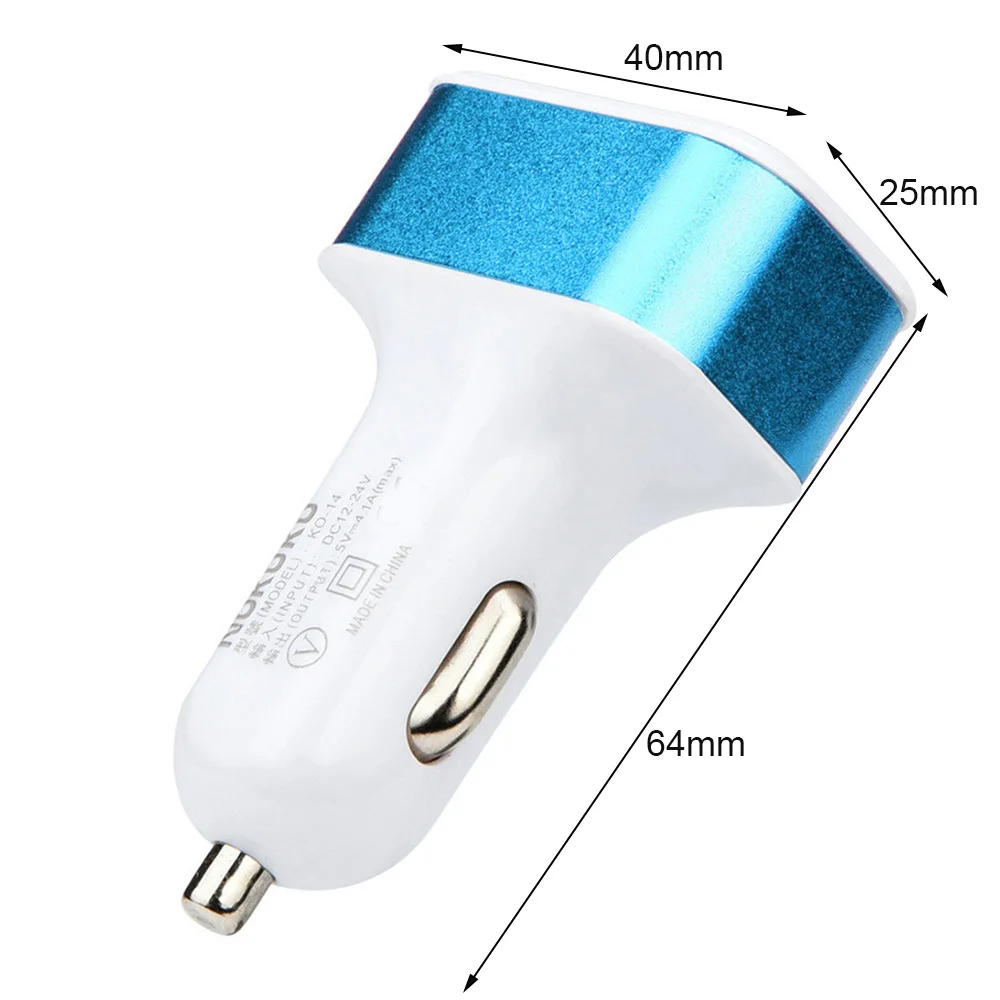 4 USB Square Aluminum Car Charger Multifunction Universal Auto Charger For Android Phones or Tablets with Micro USB Interface
4 USB Square Aluminum Car Charger Multifunction Universal Auto Charger For Android Phones or Tablets with Micro USB Interface
