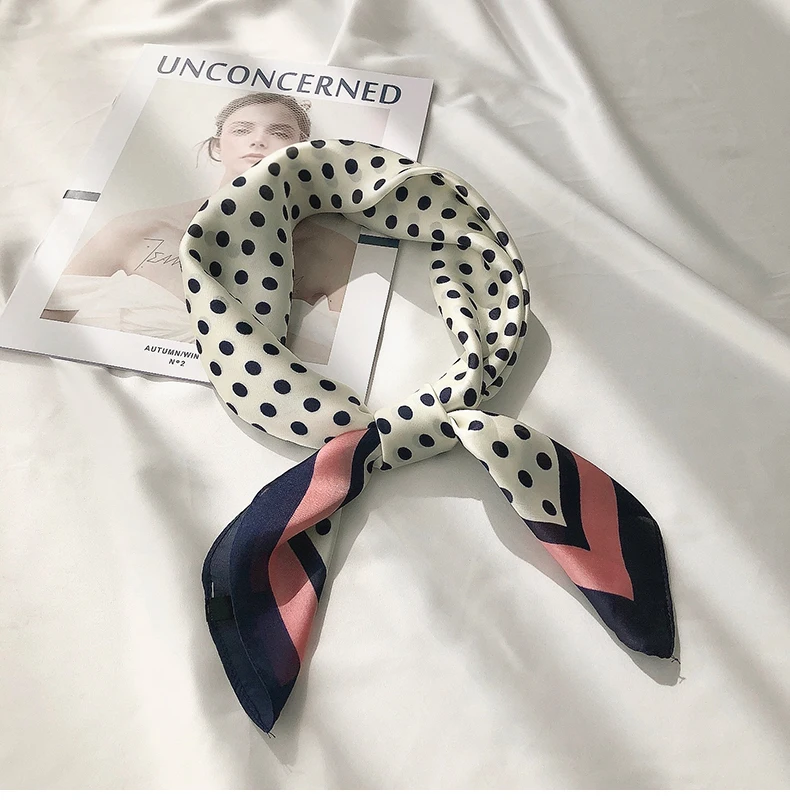 2021 Summer Luxury Brand Silk Scarf Square Women Shawls And Wraps Fashion Office Small Hair Neck Hijabs Foulard Scarves 70*70cm 
2021 Summer Luxury Brand Silk Scarf Square Women Shawls And Wraps Fashion Office Small Hair Neck Hijabs Foulard Scarves 70*70cm
