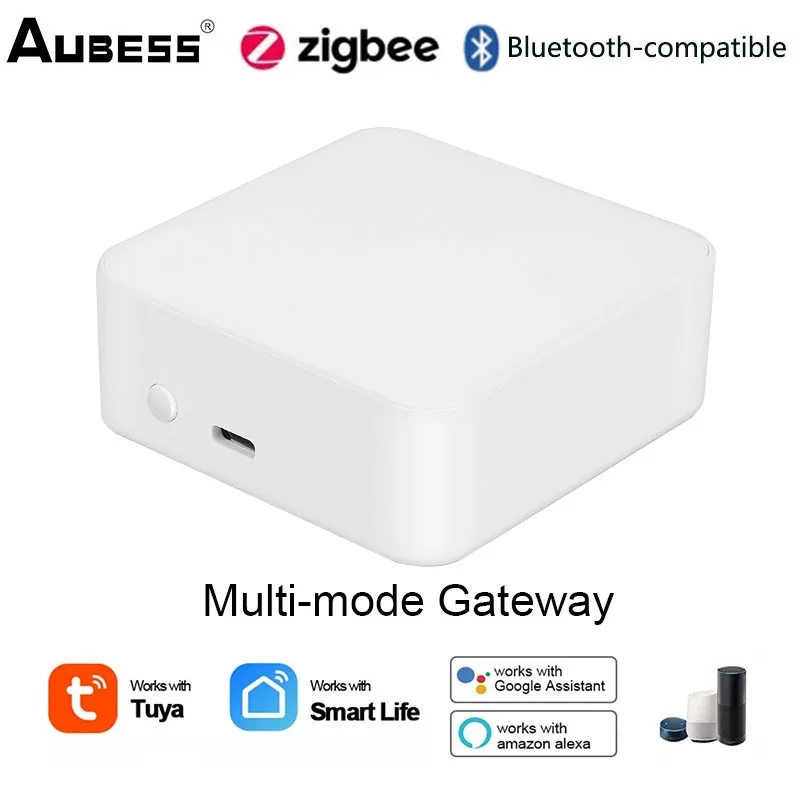 Умный шлюз Tuya ZigBee, хаб с поддержкой Wi-Fi и Bluetooth, работает с приложением
Умный шлюз Tuya ZigBee, хаб с поддержкой Wi-Fi и Bluetooth, работает с приложением