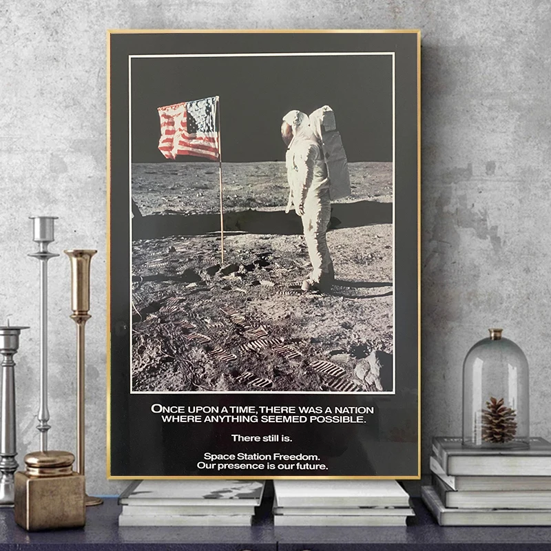 Canvas Painting Apollo Program American Astronaut Landing on The Moon Posters Wall Art Decor Bedroom Decor Pictures for Wall
Canvas Painting Apollo Program American Astronaut Landing on The Moon Posters Wall Art Decor Bedroom Decor Pictures for Wall
