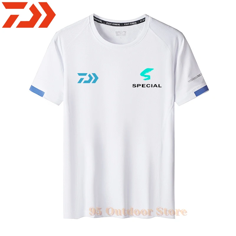 Daiwa Short Sleeve Fishing Clothings Men Summer Cotton Fishing T Shirt Breathable Outdoor Sports Running Tops Dawa Jersey
Daiwa Short Sleeve Fishing Clothings Men Summer Cotton Fishing T Shirt Breathable Outdoor Sports Running Tops Dawa Jersey