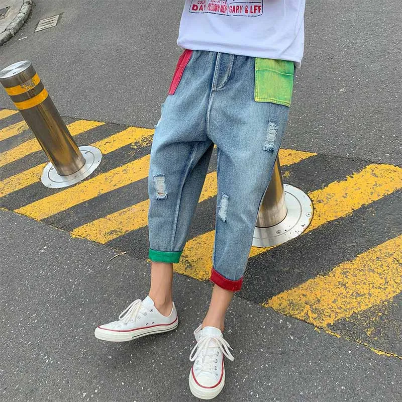 New 2021 ripped jeans for men Retro Clothes Patchwork Loose Jeans Straight Multi-pocket Ankle Length Men's Jeans
New 2021 ripped jeans for men Retro Clothes Patchwork Loose Jeans Straight Multi-pocket Ankle Length Men's Jeans