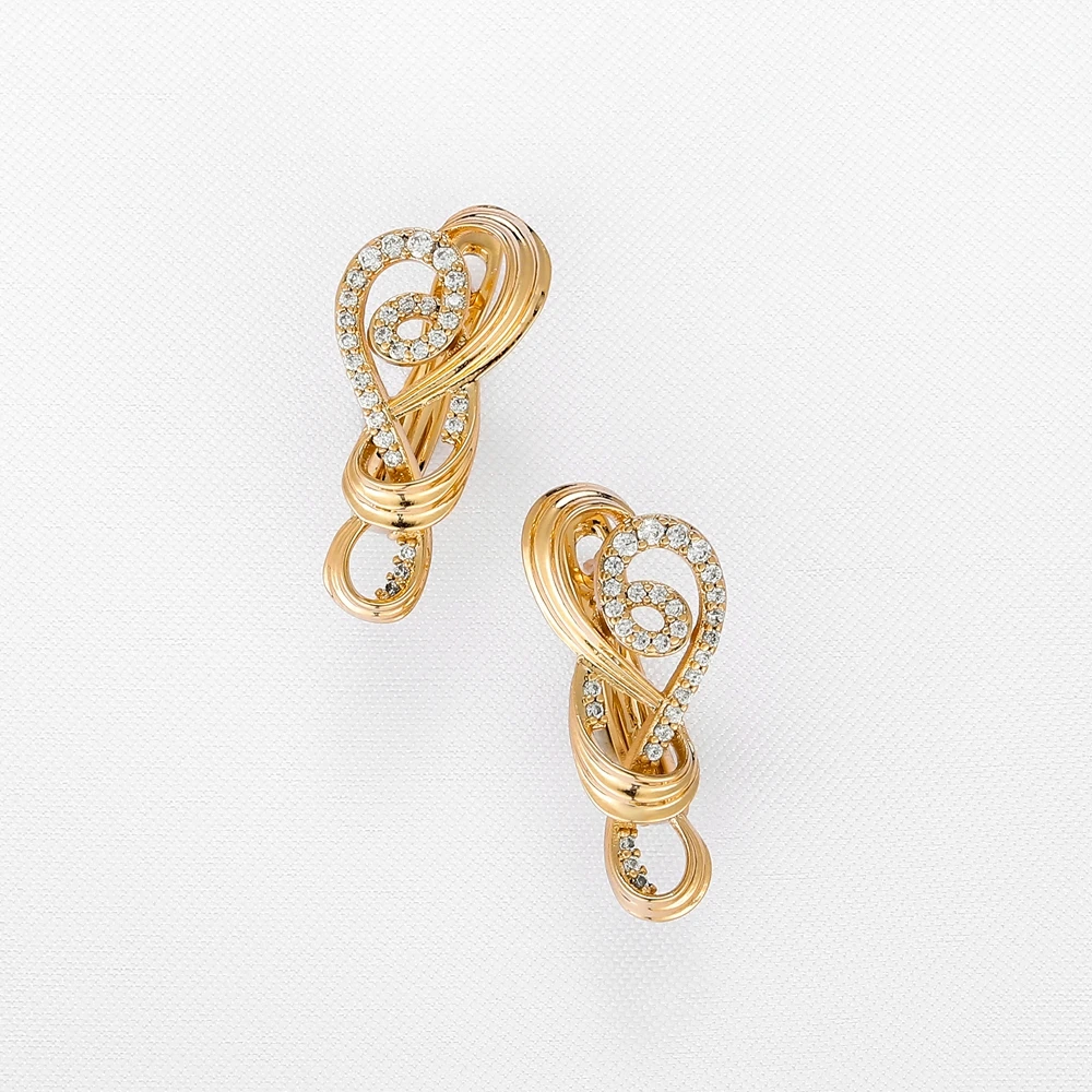 Exquisite Geometric Copper Gold Metal Earrings Inlaid Crystal Sparkling Quality Aesthetic Jewelry Accessories For Woman Earring
Exquisite Geometric Copper Gold Metal Earrings Inlaid Crystal Sparkling Quality Aesthetic Jewelry Accessories For Woman Earring