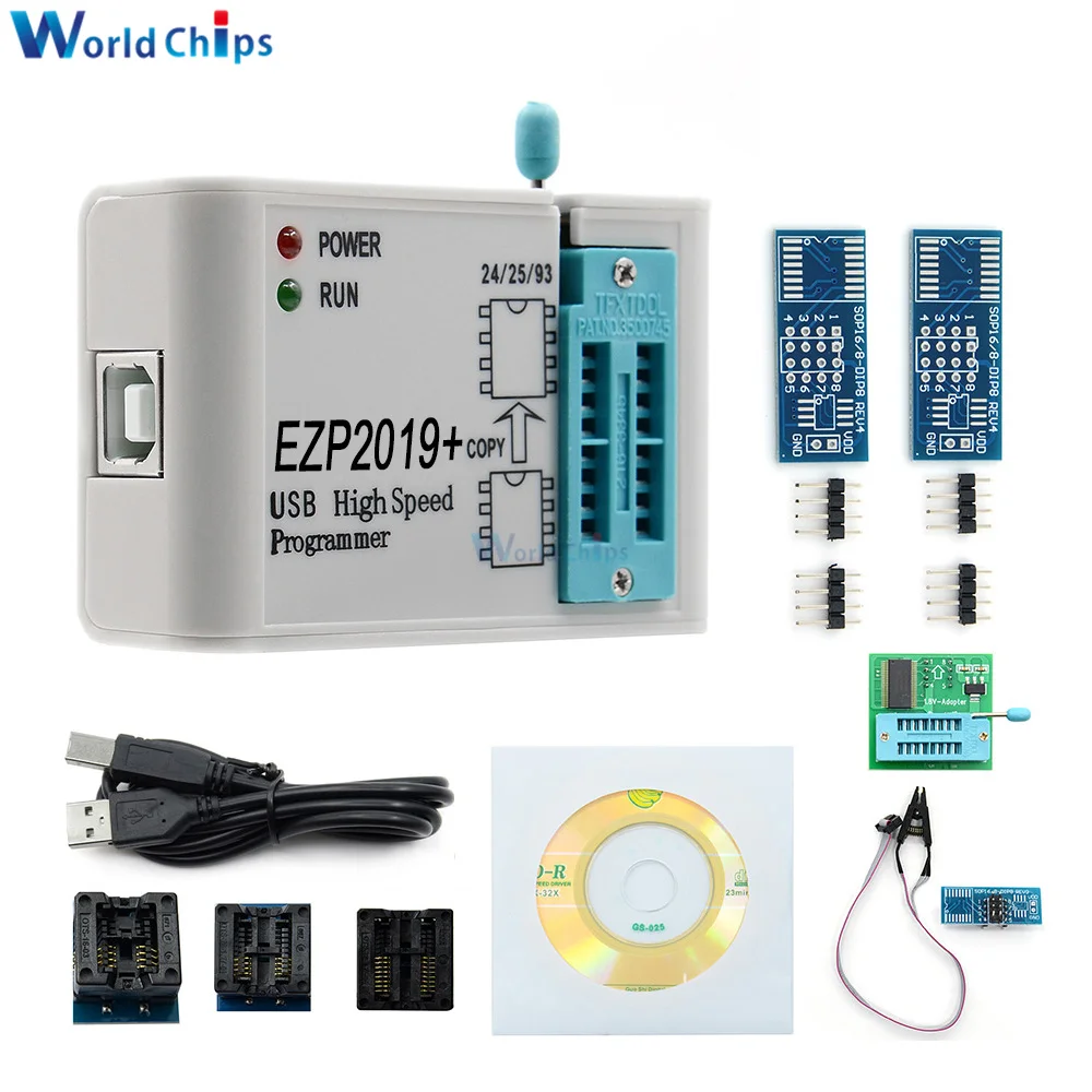 Обновленный Высокоскоростной USB программатор EZP2019 SPI с поддержкой чипа 24/25/26/93