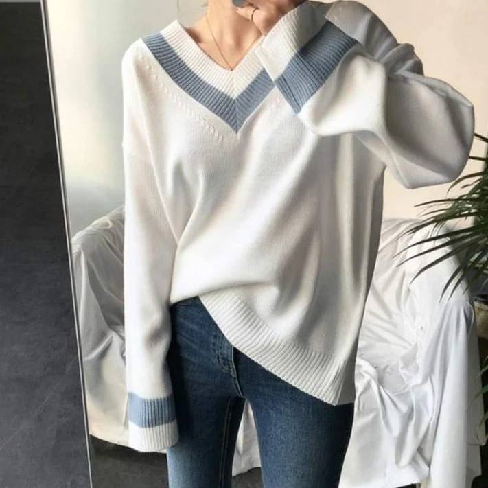 Winter Women Korean Preppy Style Knitted Basic Sweater Pullover Long Sleeve Beige Casual Sweater Jumpers Tops Outerwear
Winter Women Korean Preppy Style Knitted Basic Sweater Pullover Long Sleeve Beige Casual Sweater Jumpers Tops Outerwear