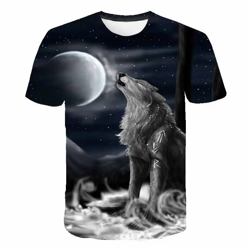 T Shirt Cartoon Animals Baby Kids Boys Girls Children Short Sleeves Summer Clothing Wolf Animals 3D Printing Round Collar Tee
T Shirt Cartoon Animals Baby Kids Boys Girls Children Short Sleeves Summer Clothing Wolf Animals 3D Printing Round Collar Tee