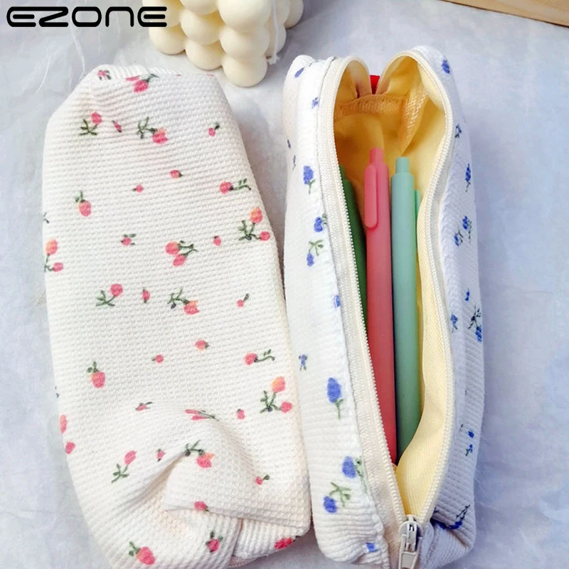 EZONE Pencil Bag Small Flowers Pencil Cases Kawai Simple Pen Bag Storage Student Stationery School Supplies Back to School Gift
EZONE Pencil Bag Small Flowers Pencil Cases Kawai Simple Pen Bag Storage Student Stationery School Supplies Back to School Gift