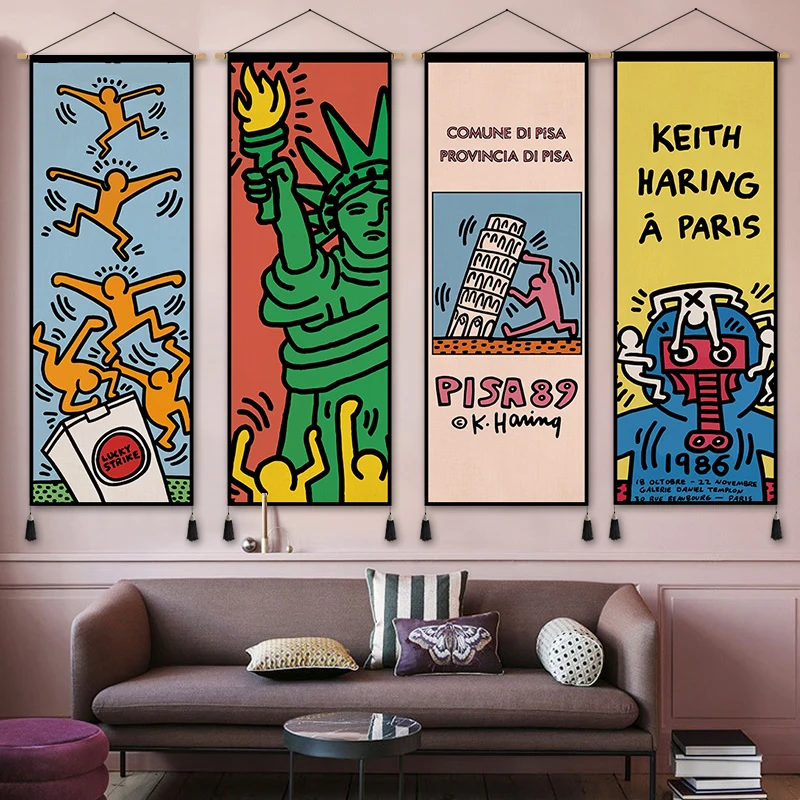 American Graffiti Art Painting Creative Wall Art Canvas Posters Picture Wood Scroll Hanging Painting Living Room Decor Tapestry
American Graffiti Art Painting Creative Wall Art Canvas Posters Picture Wood Scroll Hanging Painting Living Room Decor Tapestry