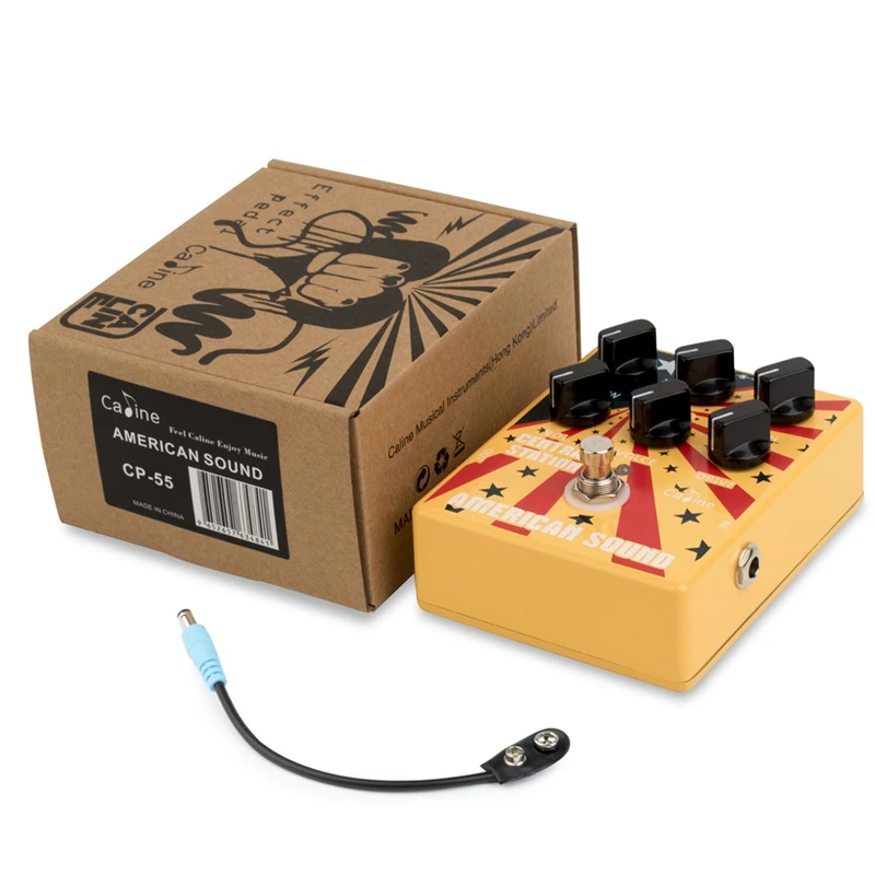 Effect Pedal Caline CP-55 Guitar Pedal American Sound Guitar Effect Pedal with Aluminum Housing
Effect Pedal Caline CP-55 Guitar Pedal American Sound Guitar Effect Pedal with Aluminum Housing