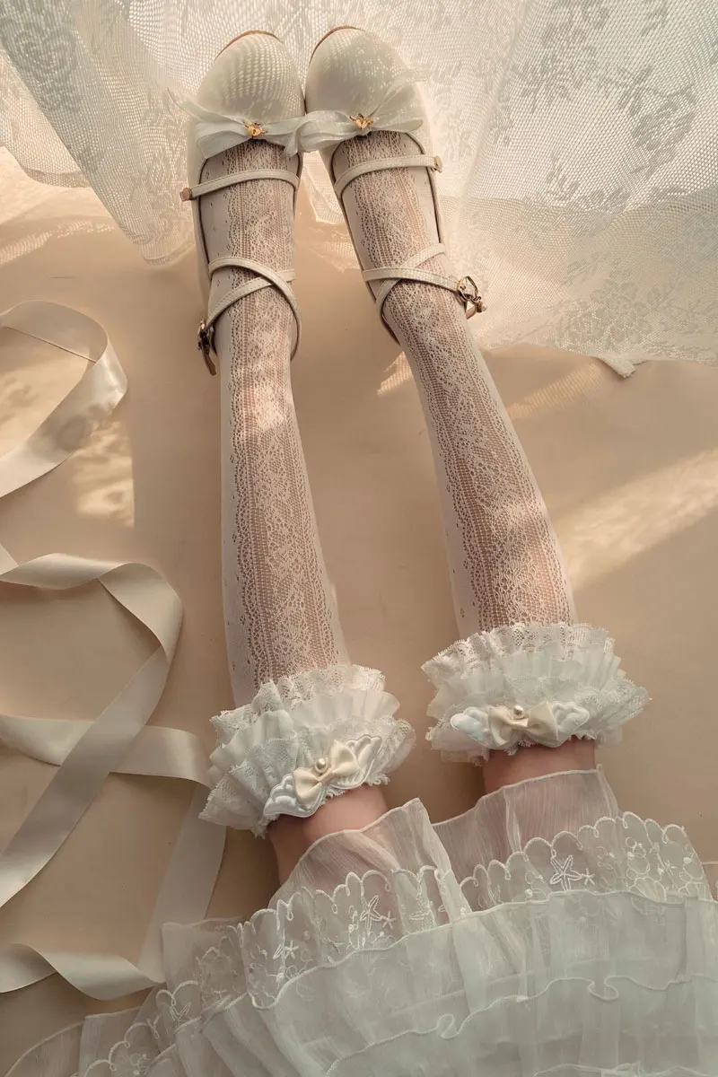 Princess sweet lolita stockings Original angel's Secret Garden stockings Angel bow nail bead lace and stockings women WGR131
Princess sweet lolita stockings Original angel's Secret Garden stockings Angel bow nail bead lace and stockings women WGR131