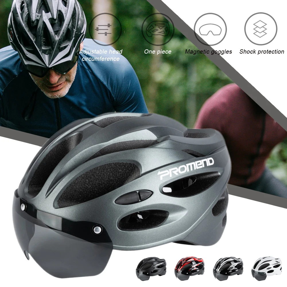 Bicycle Helmet Ventilated Road Mountain Bike Helmet Washable Lining With Detachable Magnetic Goggles Outdoor Cycling Accessories
Bicycle Helmet Ventilated Road Mountain Bike Helmet Washable Lining With Detachable Magnetic Goggles Outdoor Cycling Accessories
