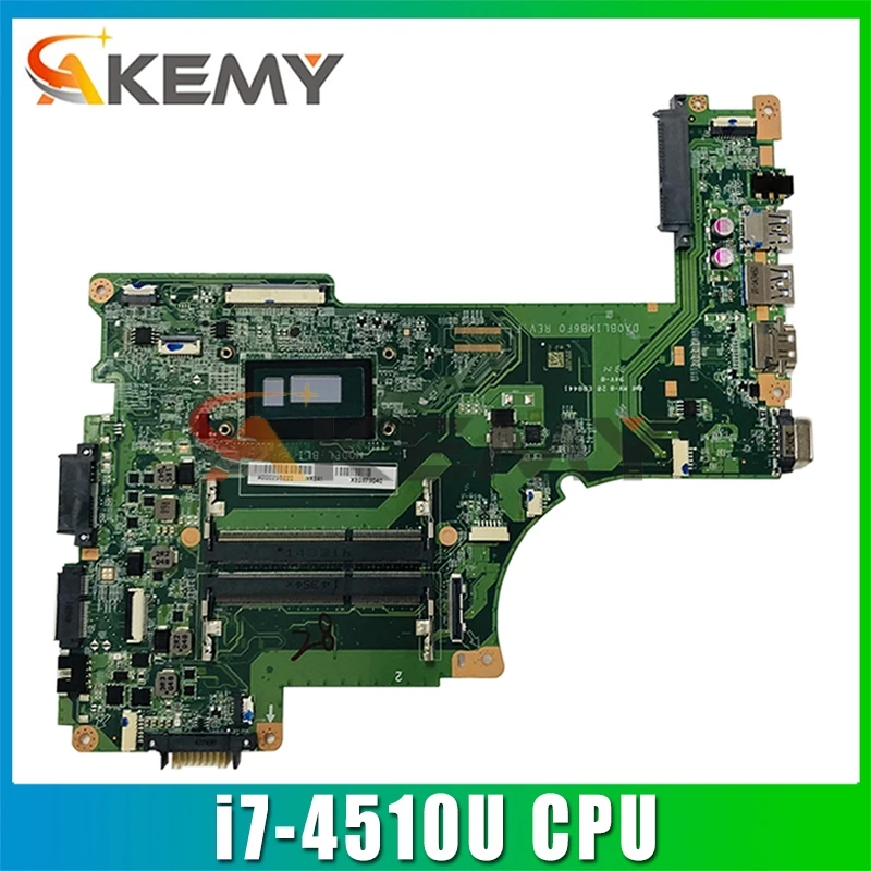 DA0BLIMB6F0 For TOSHIBA Satellite L50 L55 L50-B L50T-B L55-B L55T-B Laptop Motherboard With i7-4510U CPU 100% Fully Tested
DA0BLIMB6F0 For TOSHIBA Satellite L50 L55 L50-B L50T-B L55-B L55T-B Laptop Motherboard With i7-4510U CPU 100% Fully Tested