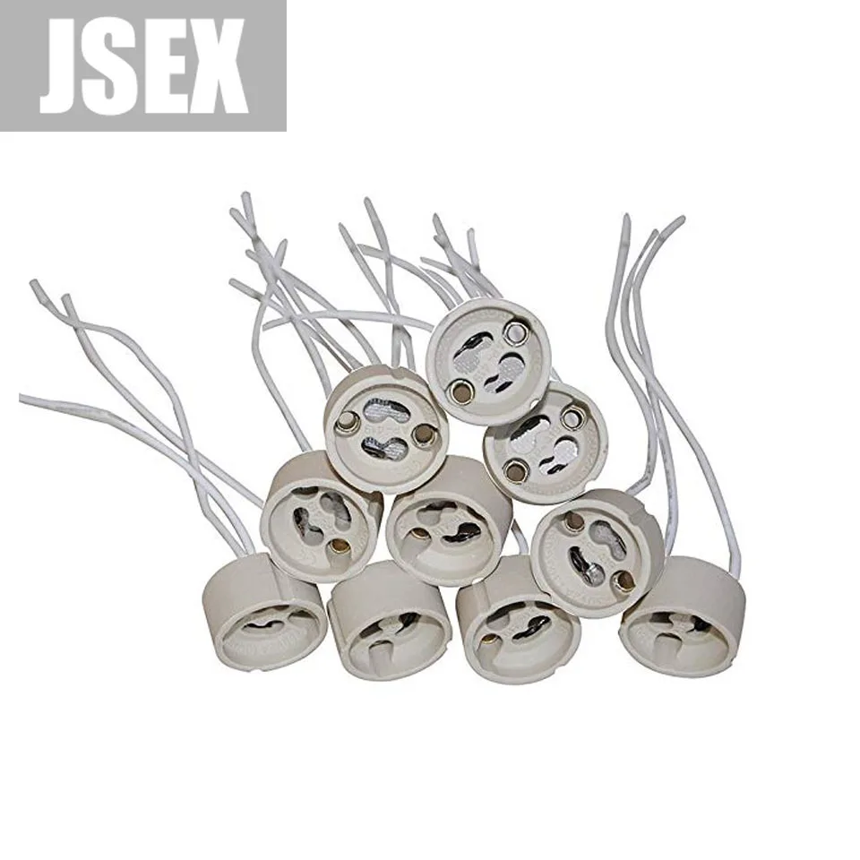 GU10 lamp holder socket base adapter Wire Connector Ceramic Socket for LED Halogen Light
GU10 lamp holder socket base adapter Wire Connector Ceramic Socket for LED Halogen Light