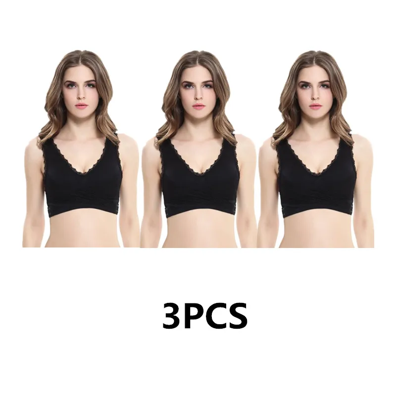 3pcs/2pcs Push Up Bras for Women Lace Solid Color Cross Side Buckle Wireless Plus Size Sleep Sports Bra Dropshipping
3pcs/2pcs Push Up Bras for Women Lace Solid Color Cross Side Buckle Wireless Plus Size Sleep Sports Bra Dropshipping