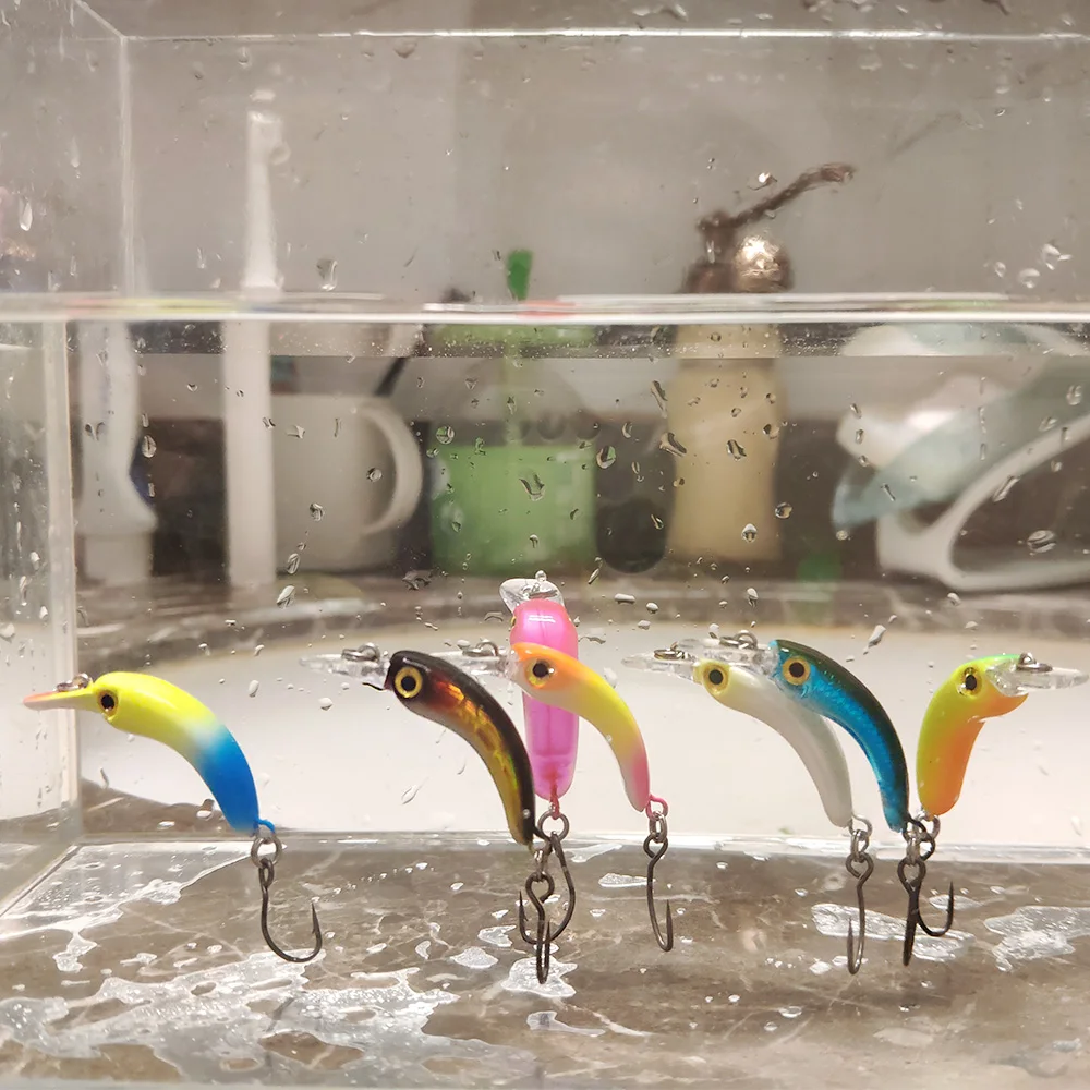 1PCS Fishing Lure 1.4g 40mm Artificial Hard Mini Crankbait Sharp Hook Minnow Wobblers Trout Pike Bass Tackle
1PCS Fishing Lure 1.4g 40mm Artificial Hard Mini Crankbait Sharp Hook Minnow Wobblers Trout Pike Bass Tackle