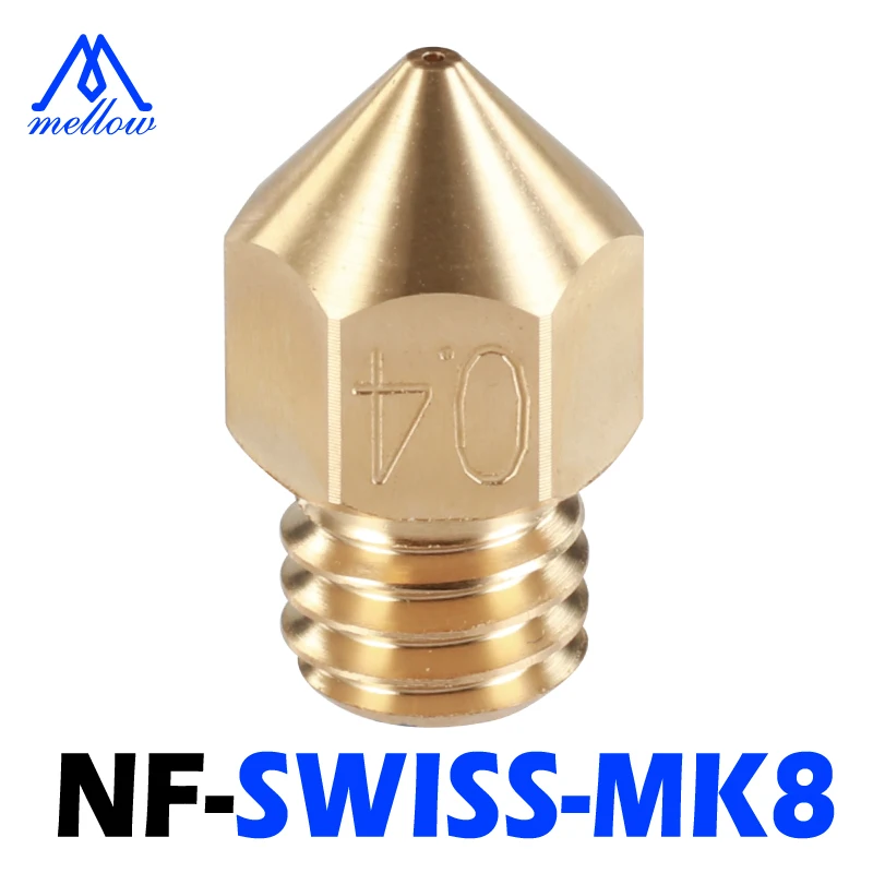 Brass Swiss MK8 Nozzle M6 Thread For 1.75MM Filament 3D Printers Hotend J-head Cr10 Heat Block Ender 3 Smart-CR10 Hotend
Brass Swiss MK8 Nozzle M6 Thread For 1.75MM Filament 3D Printers Hotend J-head Cr10 Heat Block Ender 3 Smart-CR10 Hotend
