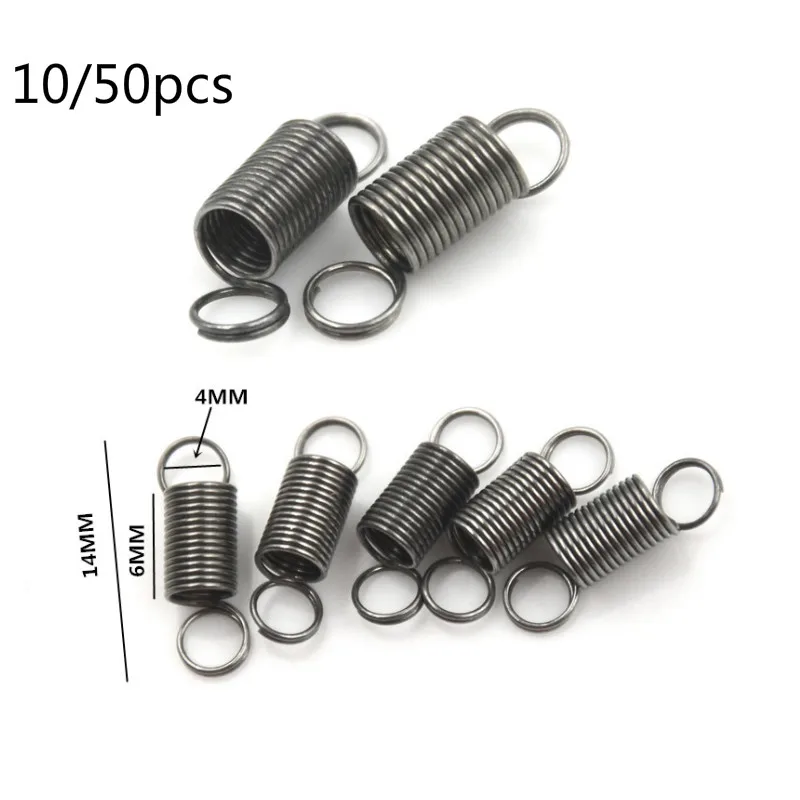 20/50pcs Spring 10mm Draw To 30mm Stainless Steel Small Tension Spring With Hook For Tensile DIY Toys Spring
20/50pcs Spring 10mm Draw To 30mm Stainless Steel Small Tension Spring With Hook For Tensile DIY Toys Spring