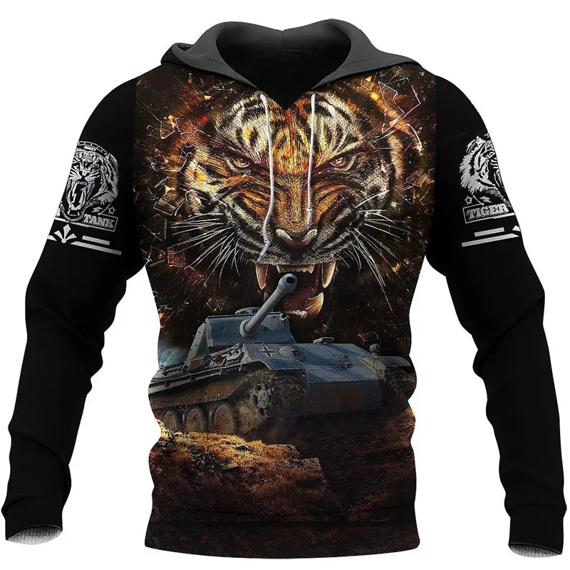 The most fashionable Tiger Tank 3D full body printing fashion zipper casual shirt Street hip hop Hoodie
The most fashionable Tiger Tank 3D full body printing fashion zipper casual shirt Street hip hop Hoodie