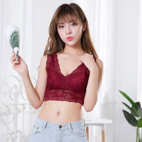 2021 Fashion Trend Women Lace Hollow Floral Crop Top Harness Bralet Camisole Tank Tops Casual New Seamless Hot Ladies New Vest
2021 Fashion Trend Women Lace Hollow Floral Crop Top Harness Bralet Camisole Tank Tops Casual New Seamless Hot Ladies New Vest