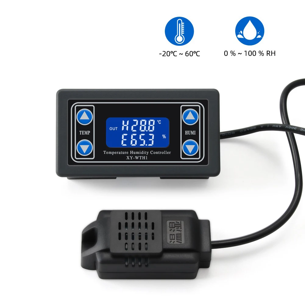XY-WTH1 Planting Heating Cooling Thermostat Regulator Temperature Controller Incubator with Heat/Cooling Control Instrument
XY-WTH1 Planting Heating Cooling Thermostat Regulator Temperature Controller Incubator with Heat/Cooling Control Instrument