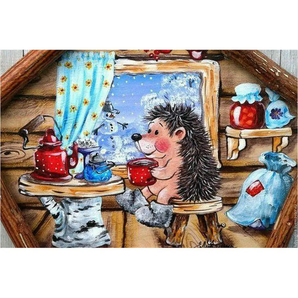 Full Square Round DIY Diamond Embroidery Cartoon hedgehog 5D Diamond Painting Cross Stitch 3D Diamond Mosaic home Decoration
Full Square Round DIY Diamond Embroidery Cartoon hedgehog 5D Diamond Painting Cross Stitch 3D Diamond Mosaic home Decoration