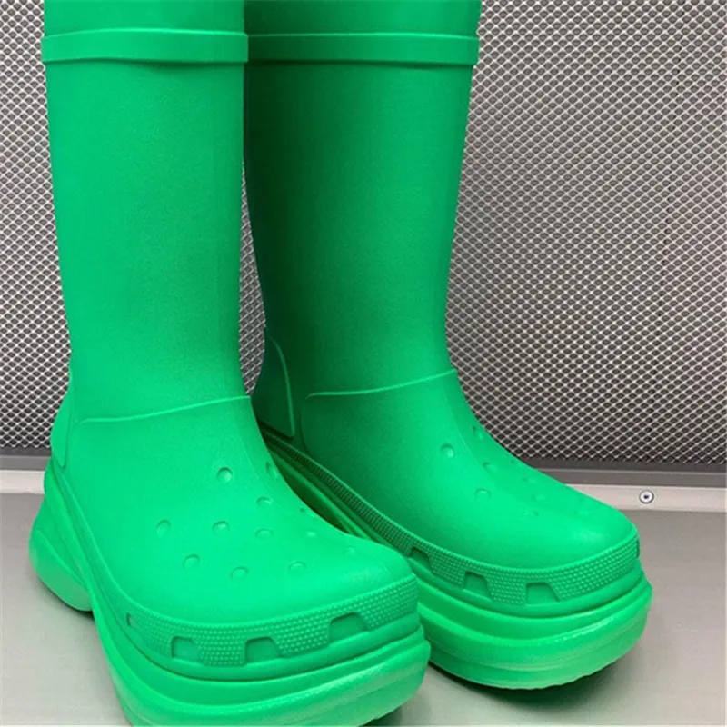 Winter Green Woman Boots Solid Platform Boots Thick Bottom Shoes Women Slip On Female Shoes Fashion Concise Lady Boots Hot Sale
Winter Green Woman Boots Solid Platform Boots Thick Bottom Shoes Women Slip On Female Shoes Fashion Concise Lady Boots Hot Sale