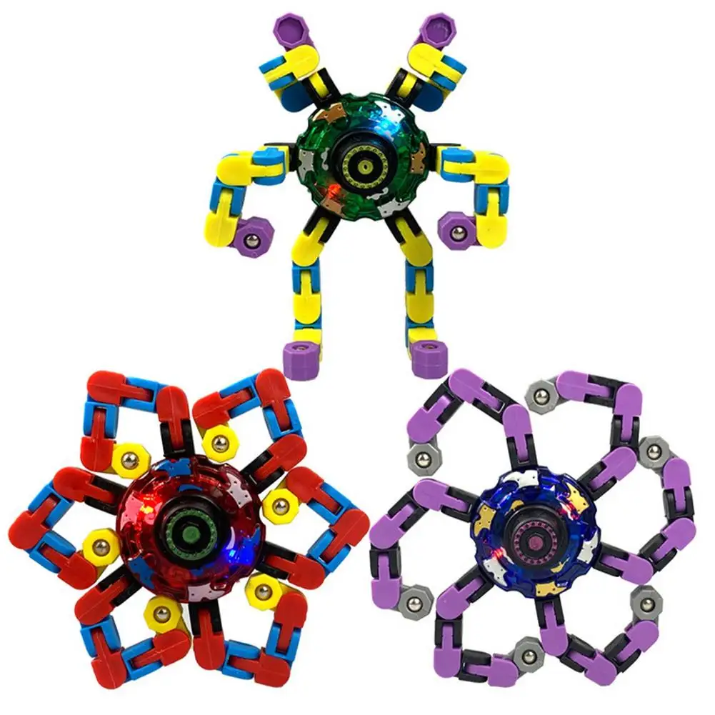Kids Transformable Finger Spinner Decompression Toy Hand Finger Rotating Robot For Kids Adults Luminous Robot Toy Gifts For Ch
Kids Transformable Finger Spinner Decompression Toy Hand Finger Rotating Robot For Kids Adults Luminous Robot Toy Gifts For Ch