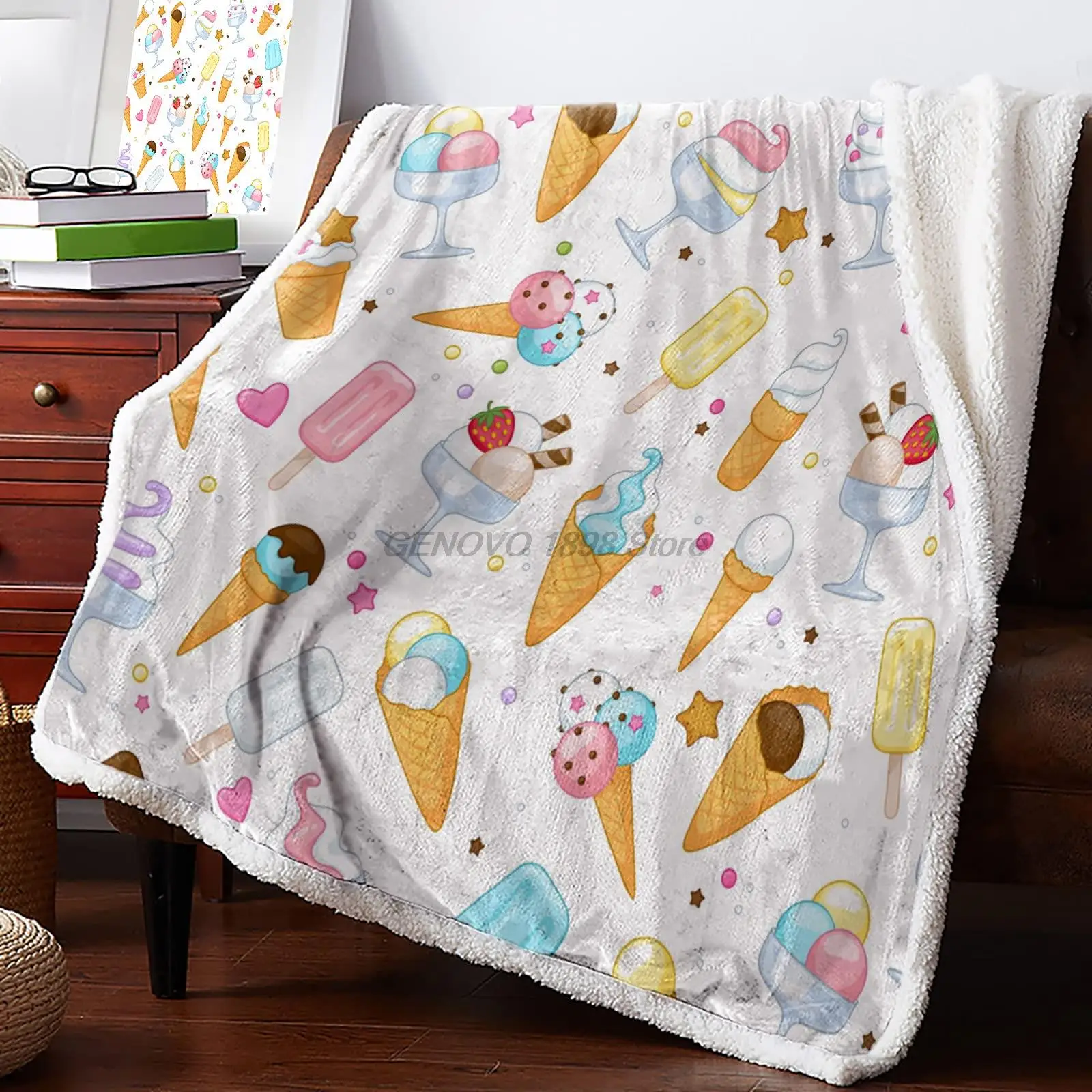 Luxury Fleece Throw Blanket for Couch, Thick Fuzzy Fluffy Soft Cozy Bed Blanket, Reversible Sherpa Fleece Blanket for Sofa Chai
Luxury Fleece Throw Blanket for Couch, Thick Fuzzy Fluffy Soft Cozy Bed Blanket, Reversible Sherpa Fleece Blanket for Sofa Chai