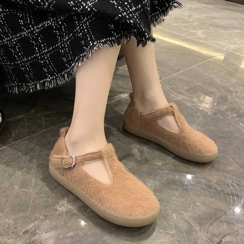 Autumn New Causal Shoes Flat Bottom Warm Plush Fur Single Women Shoes Winter Buckle Strap Loafers Shoes Woman Flats Ladies Shoes
Autumn New Causal Shoes Flat Bottom Warm Plush Fur Single Women Shoes Winter Buckle Strap Loafers Shoes Woman Flats Ladies Shoes