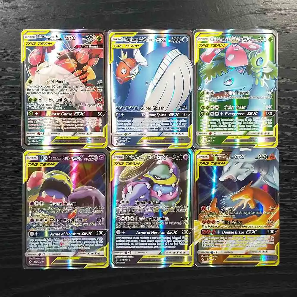 Best selling Pokémon cards Pokemon Collection Trading Card Game Toy Gift For Children Vmax TAG TEAM Shining Cards Battle Card
Best selling Pokémon cards Pokemon Collection Trading Card Game Toy Gift For Children Vmax TAG TEAM Shining Cards Battle Card