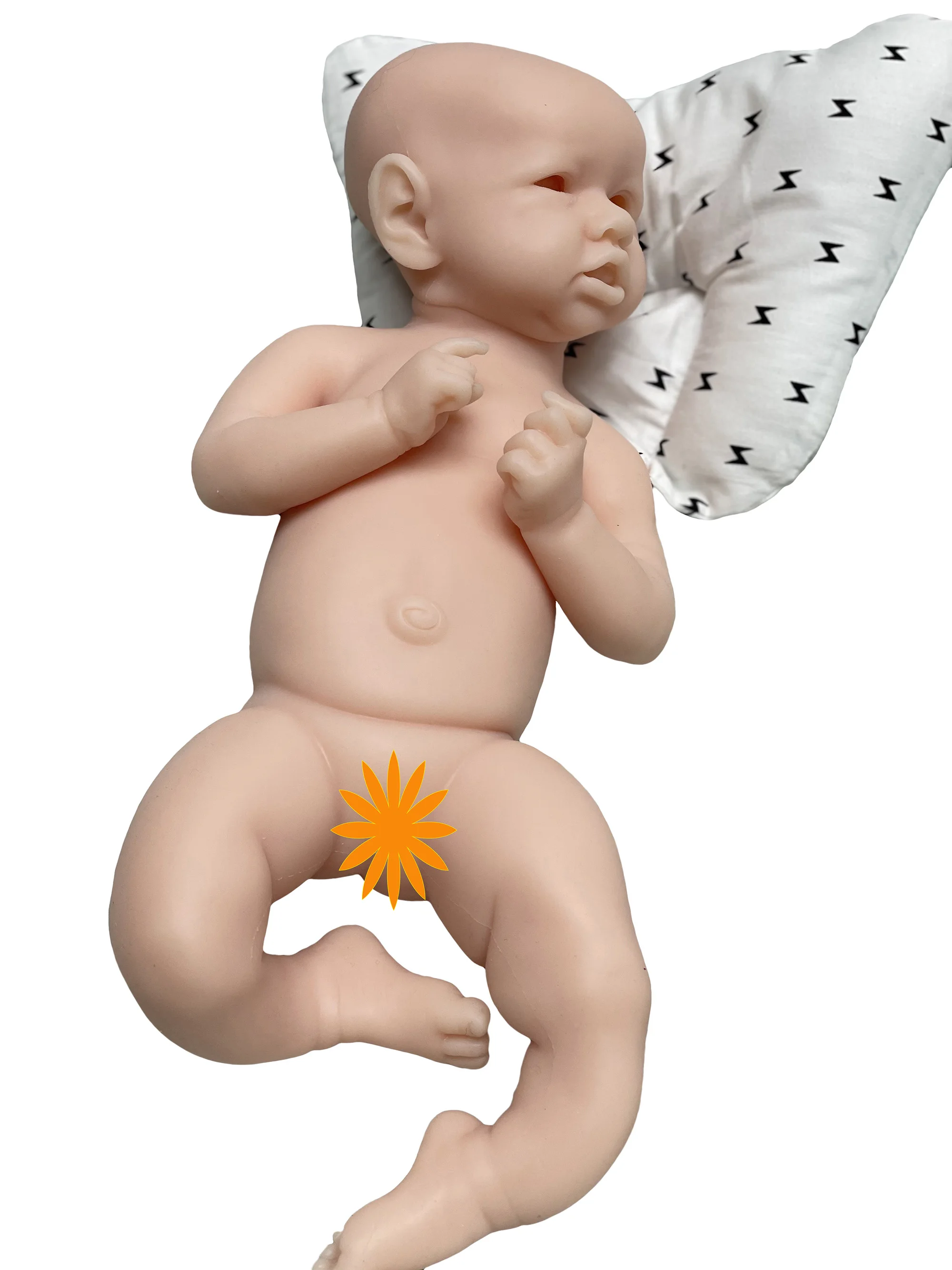 Solid Silicone Reborn Doll Kits 19 Inch Baby Saskia By Bonnie Brown Parts Full Silicon Unpainted Bebe Peças De Boneca Renascida
Solid Silicone Reborn Doll Kits 19 Inch Baby Saskia By Bonnie Brown Parts Full Silicon Unpainted Bebe Peças De Boneca Renascida