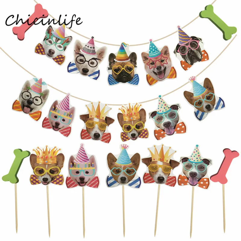 Chicinlife баннеры для домашних собак, флаги, гирлянда, кекс, Topper, вечерние украшения для детей, день рождения, украшение для душа
Chicinlife баннеры для домашних собак, флаги, гирлянда, кекс, Topper, вечерние украшения для детей, день рождения, украшение для душа