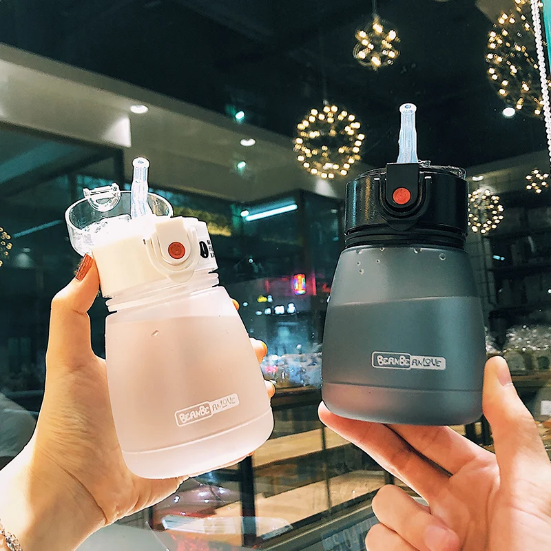 Simple Frosted Water Bottle Cute Straw Plastic Girl Stylish Water Bottle Portable Kids Garrafas De Agua Camping Equipment AD50WB
Simple Frosted Water Bottle Cute Straw Plastic Girl Stylish Water Bottle Portable Kids Garrafas De Agua Camping Equipment AD50WB