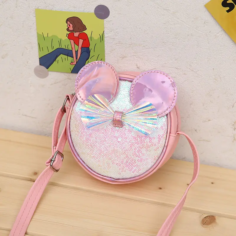 Lovely Children's Small Round Shoulder Bag Girls Princess Sequin Bow Coin Purse Cute Baby Kids Mini Messenger Bags Accessories
Lovely Children's Small Round Shoulder Bag Girls Princess Sequin Bow Coin Purse Cute Baby Kids Mini Messenger Bags Accessories