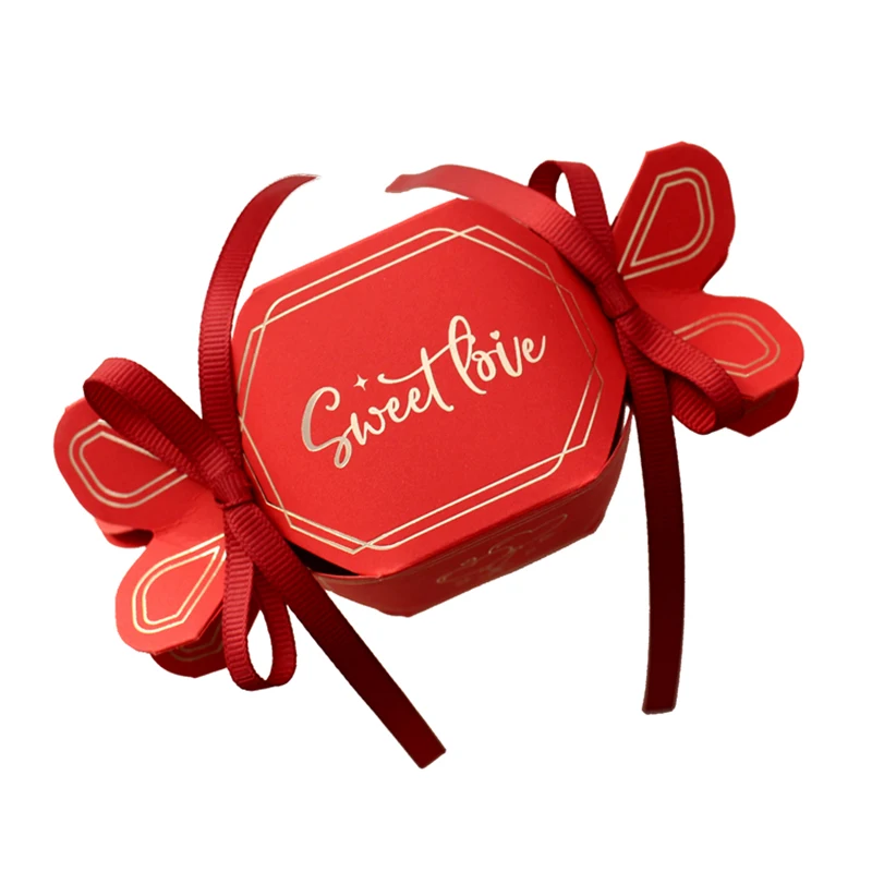 50 Pcs / Lot Fishtail Shaped Chocolate Candy Box Wedding Gift Paper Bag Ribbon Birthday Party Supplies
50 Pcs / Lot Fishtail Shaped Chocolate Candy Box Wedding Gift Paper Bag Ribbon Birthday Party Supplies