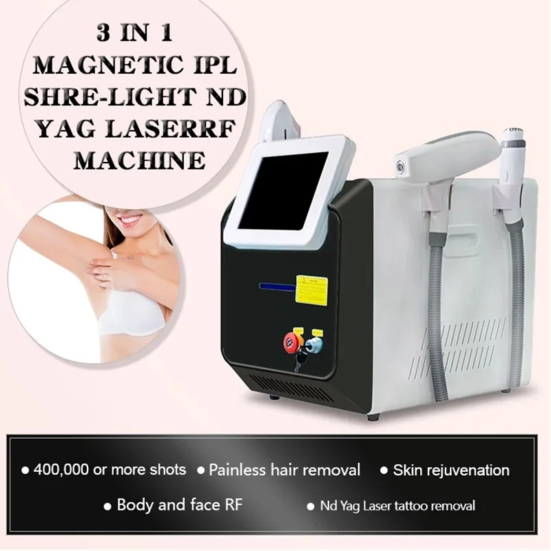 Four in one 360 magneto-optical IPL/OPT/SHR/E-Lihght Hair removal YAG laser Tattoo removal beauty equipment
Four in one 360 magneto-optical IPL/OPT/SHR/E-Lihght Hair removal YAG laser Tattoo removal beauty equipment