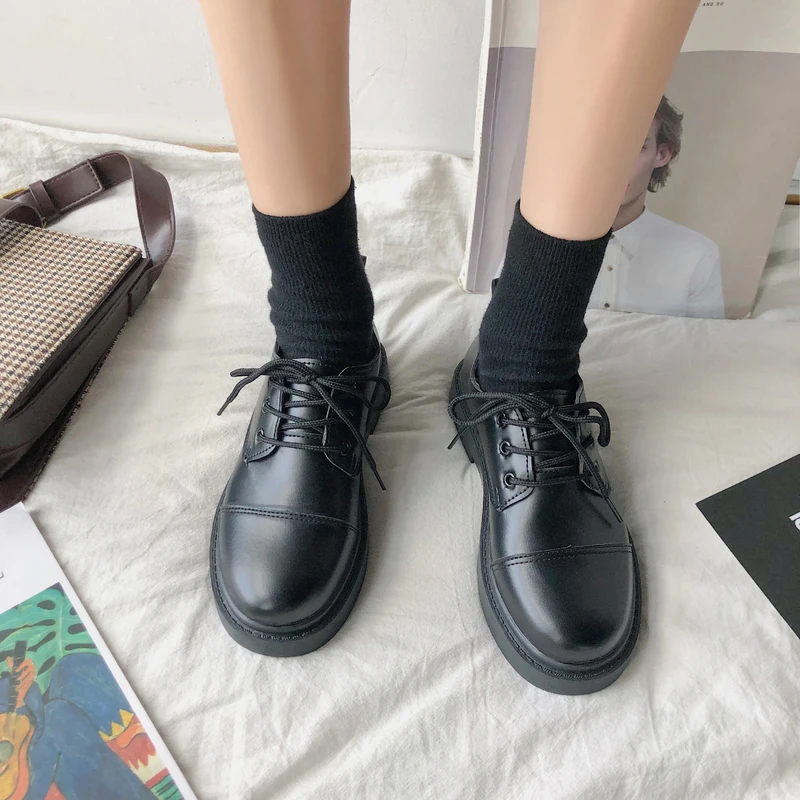 2020 New Autumn Women's Casual Leather Shoes Platform Shoes Women's Lace-up Low Help Shoes Fashion Female Leisure Shoes W30-14
2020 New Autumn Women's Casual Leather Shoes Platform Shoes Women's Lace-up Low Help Shoes Fashion Female Leisure Shoes W30-14
