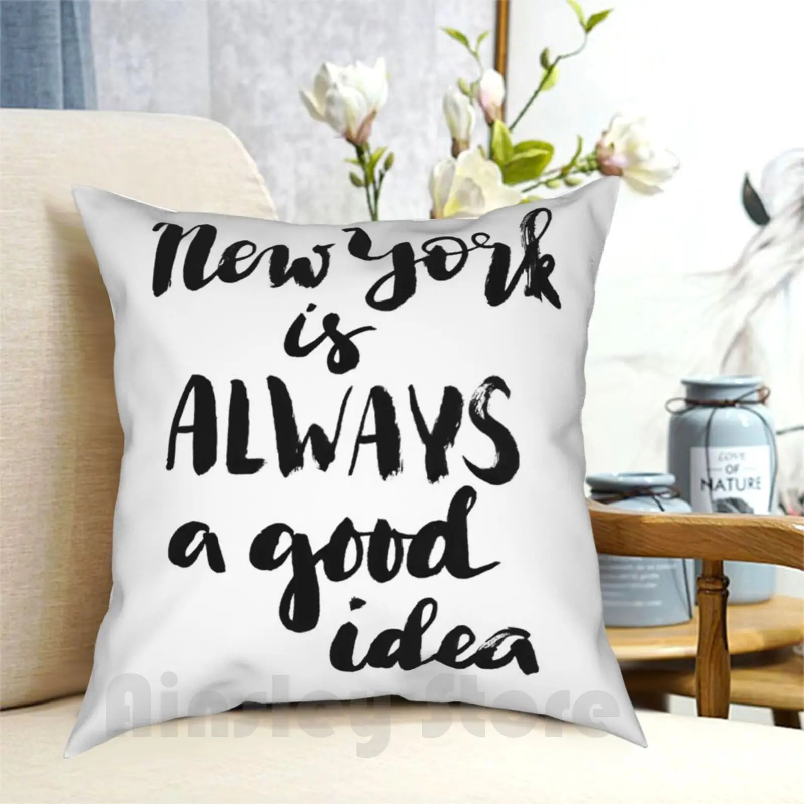 New York Is Always A Good Idea Pillow Case Printed Home Soft DIY Pillow cover New York New York Big City Quote Calligraphy
New York Is Always A Good Idea Pillow Case Printed Home Soft DIY Pillow cover New York New York Big City Quote Calligraphy
