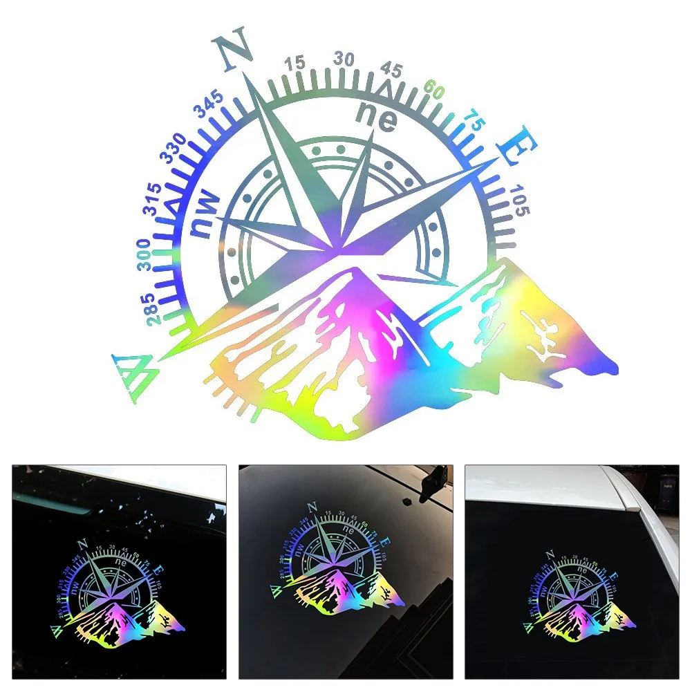 Waterproof Car Window Sticker Compass Mountain Fit For Truck Body Decoration High Quality PVC Practical
Waterproof Car Window Sticker Compass Mountain Fit For Truck Body Decoration High Quality PVC Practical