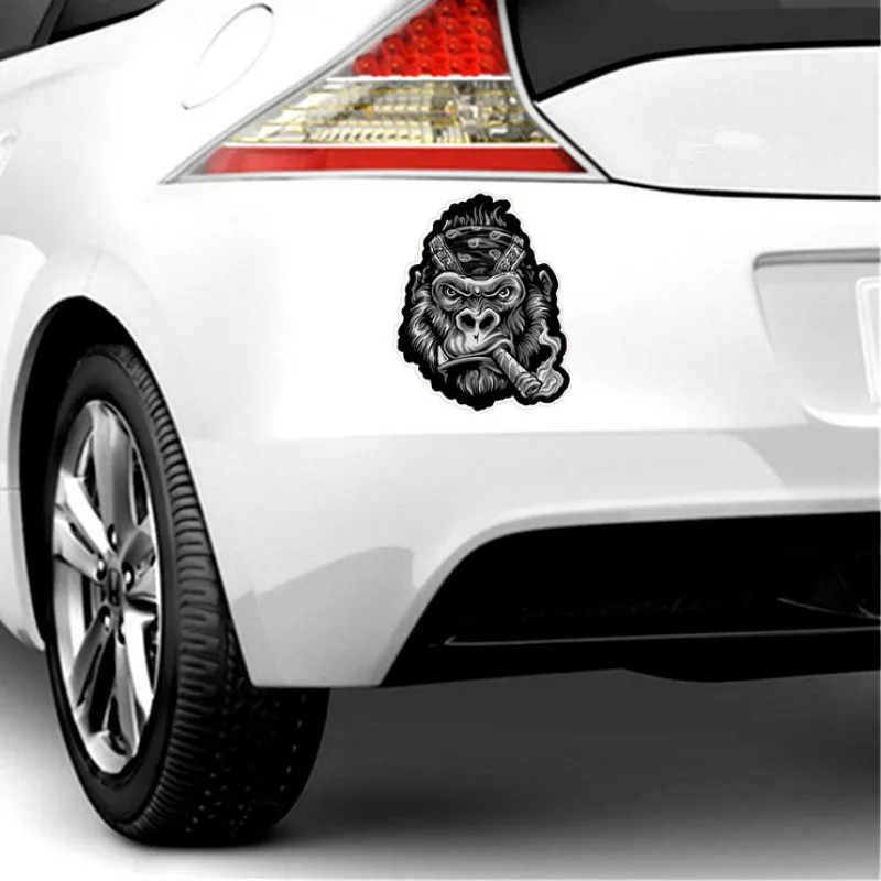 Car Stickers Decor Motorcycle Decals Gorilla Smoking Decorative Accessories Creative Sunscreen Waterproof Vinyl Decal,13cm*10cm
Car Stickers Decor Motorcycle Decals Gorilla Smoking Decorative Accessories Creative Sunscreen Waterproof Vinyl Decal,13cm*10cm