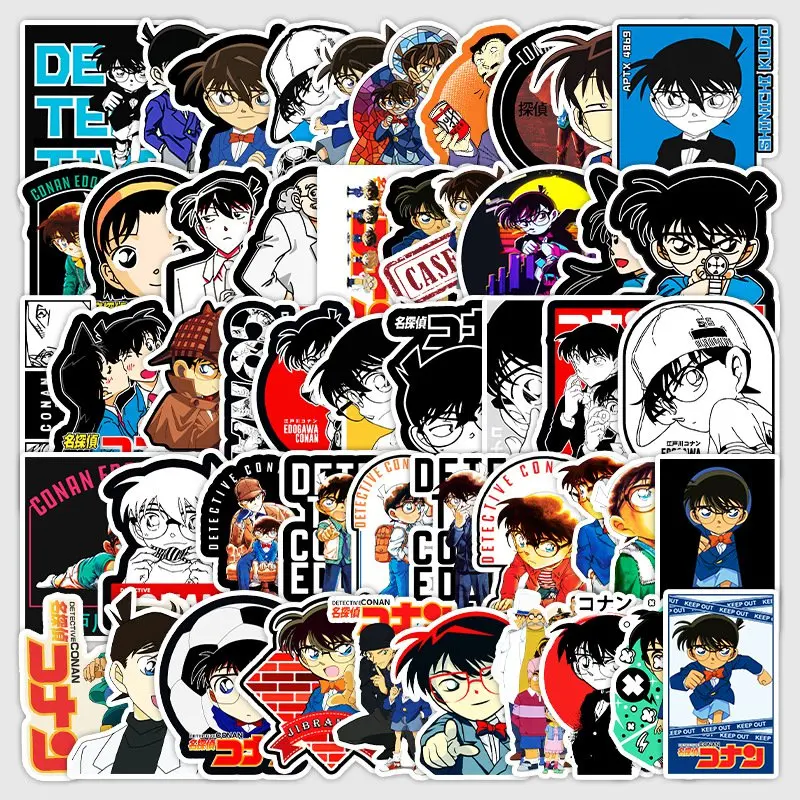 50PCS Bandai Anime Cartoon Conan Stickers Waterproof Skateboard Luggage Laptop Guitar Decorate DIY Cartoon Sticker Children Toy
50PCS Bandai Anime Cartoon Conan Stickers Waterproof Skateboard Luggage Laptop Guitar Decorate DIY Cartoon Sticker Children Toy