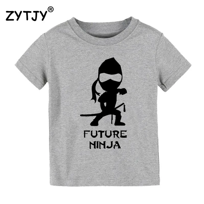 

Future Ninja/Детская футболка с принтом Футболка для мальчиков и девочек, детская одежда для малышей Забавные футболки Tumblr Прямая поставка, CZ-82