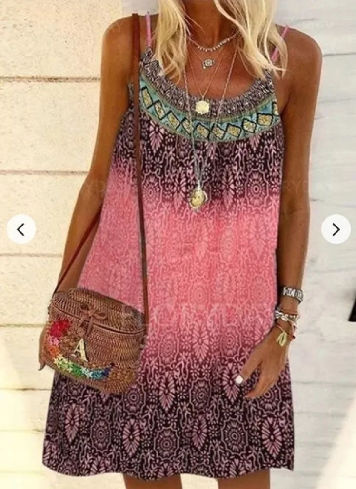 2021 summer bohemian loose casual positioning printing ethnic style suspender dress
2021 summer bohemian loose casual positioning printing ethnic style suspender dress