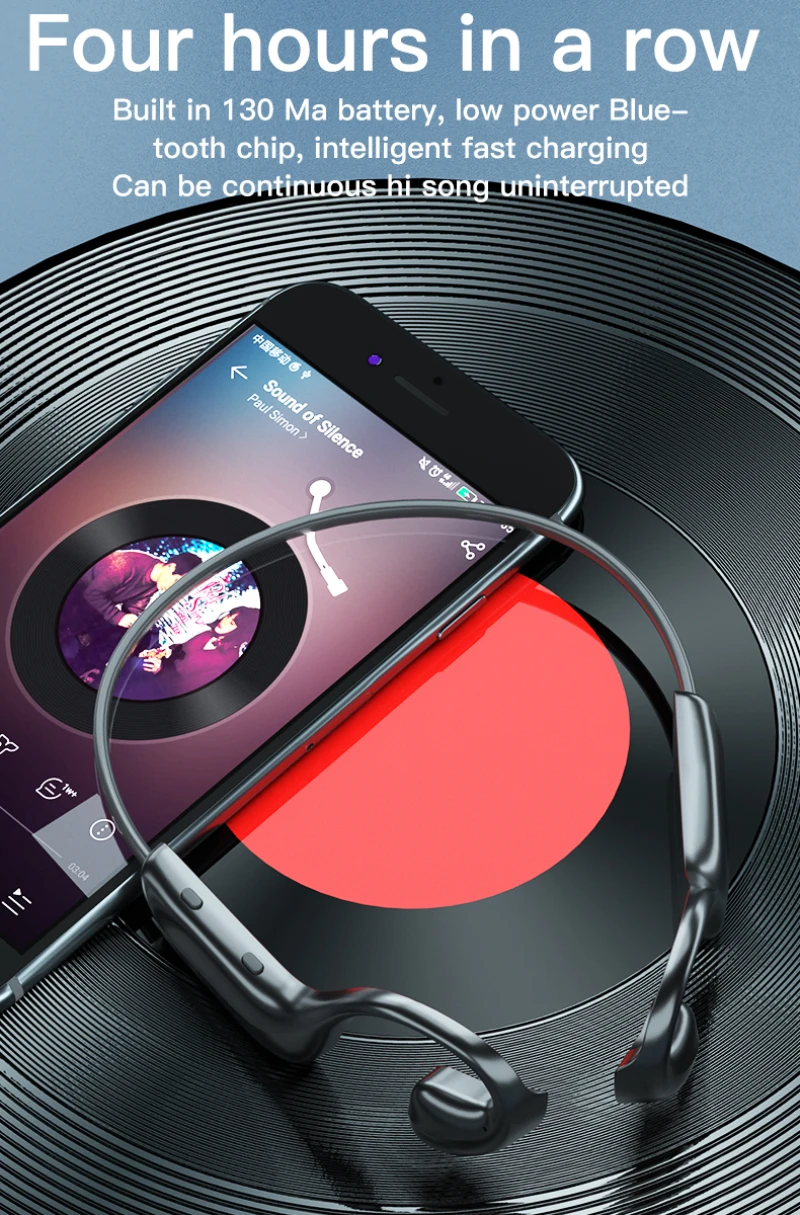 New Bone Conduction Earphone Bluetooth 5.1 Headphone Neckband True Wireless Light Weight Headset For Sport For Outdoor
New Bone Conduction Earphone Bluetooth 5.1 Headphone Neckband True Wireless Light Weight Headset For Sport For Outdoor