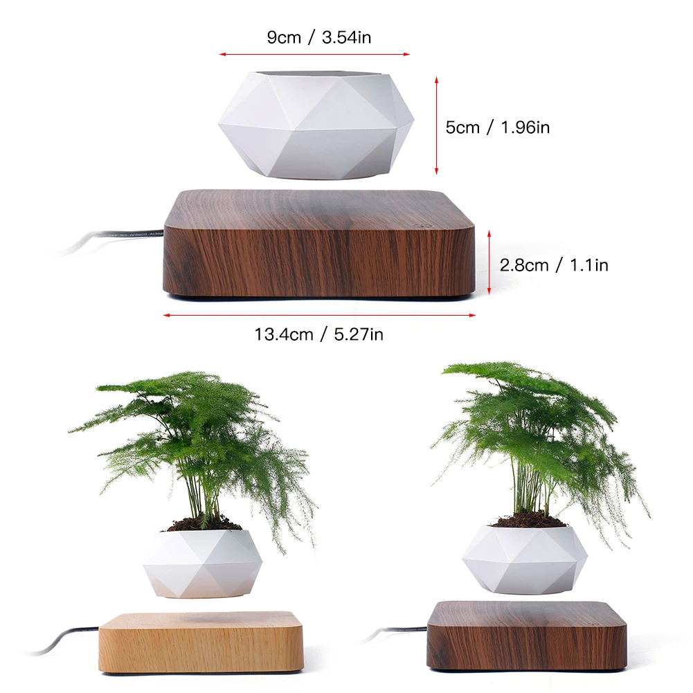 Levitating Air Bonsai Pot Rotation Flower Pot Planters Magnetic Suspension Floating Pot Potted Plant Home Desk Decor Dropship
Levitating Air Bonsai Pot Rotation Flower Pot Planters Magnetic Suspension Floating Pot Potted Plant Home Desk Decor Dropship