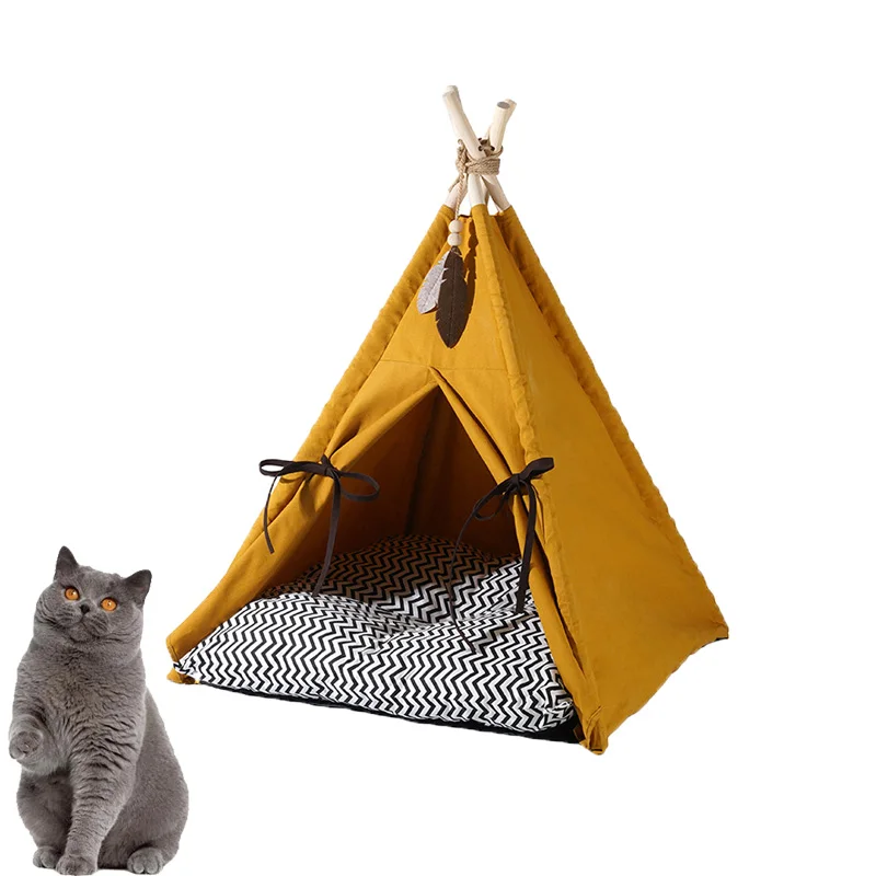 1pcs Super Soft Pet Bed Spire Tent Soft Cushion Semi-enclosed Kennel Solid Wood Support Large Capacity Cat Bed Pet Accessories
1pcs Super Soft Pet Bed Spire Tent Soft Cushion Semi-enclosed Kennel Solid Wood Support Large Capacity Cat Bed Pet Accessories