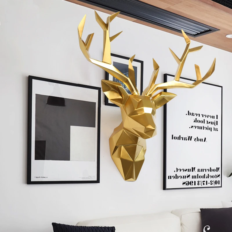 Large 3D Deer Head Statue Sculpture Decor Home Wall Decoration Accessories Animal Figurine Wedding Party Hanging Decorations
Large 3D Deer Head Statue Sculpture Decor Home Wall Decoration Accessories Animal Figurine Wedding Party Hanging Decorations