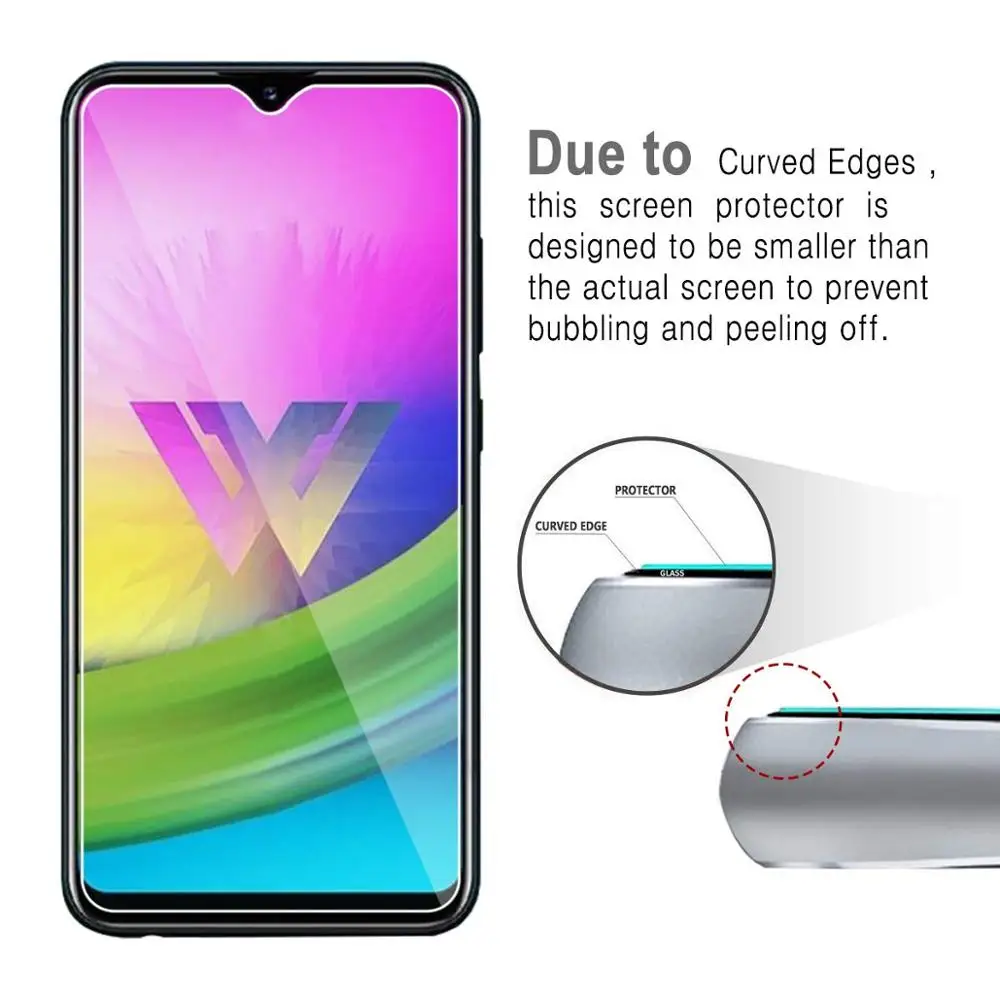 2.5D 9H Защита экрана для LG W30 2019 закаленное стекло телефона HD от царапин защита