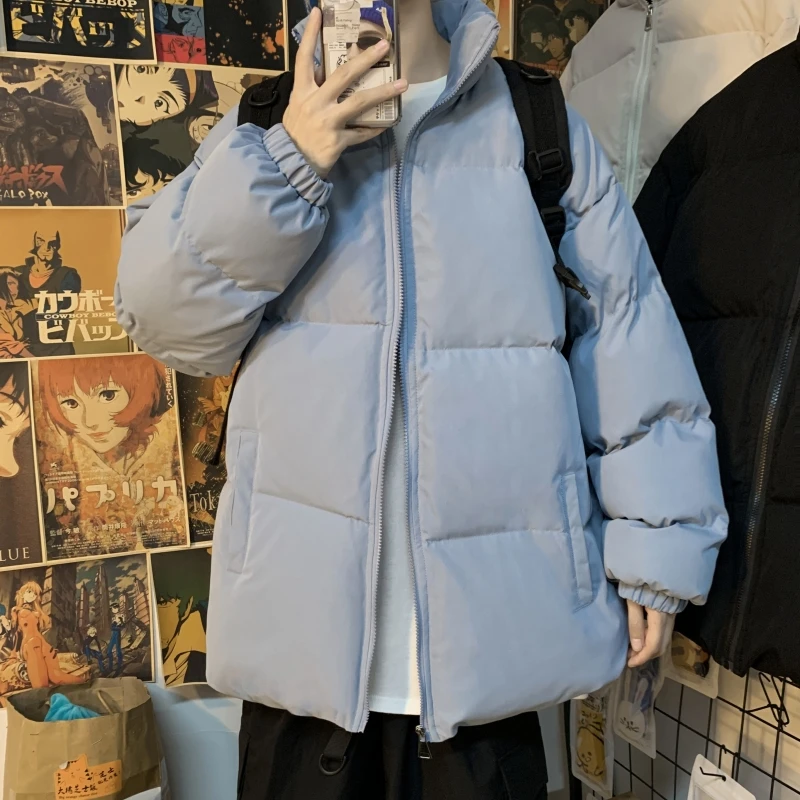 Men's Solid Color Stand-up Collar Warm Padded Jacket Jacket Men's Casual Jacket Warm Winter Parka Men's Cotton Jacket
Men's Solid Color Stand-up Collar Warm Padded Jacket Jacket Men's Casual Jacket Warm Winter Parka Men's Cotton Jacket
